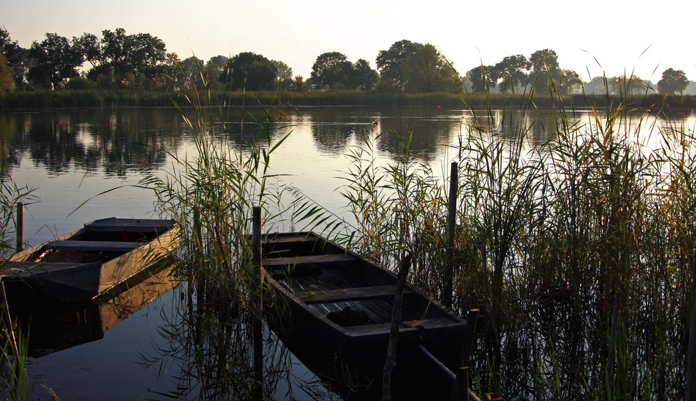 Abends am See