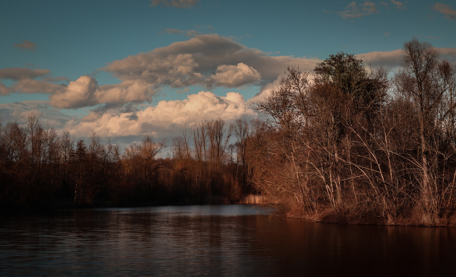 Abends am See