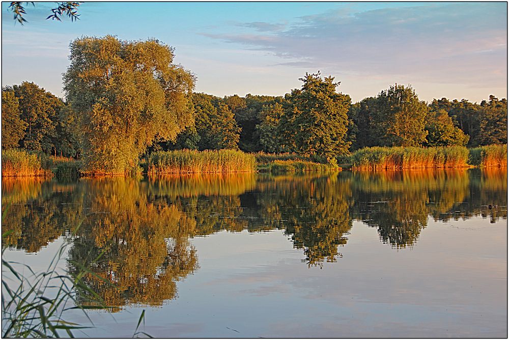 Abends am See