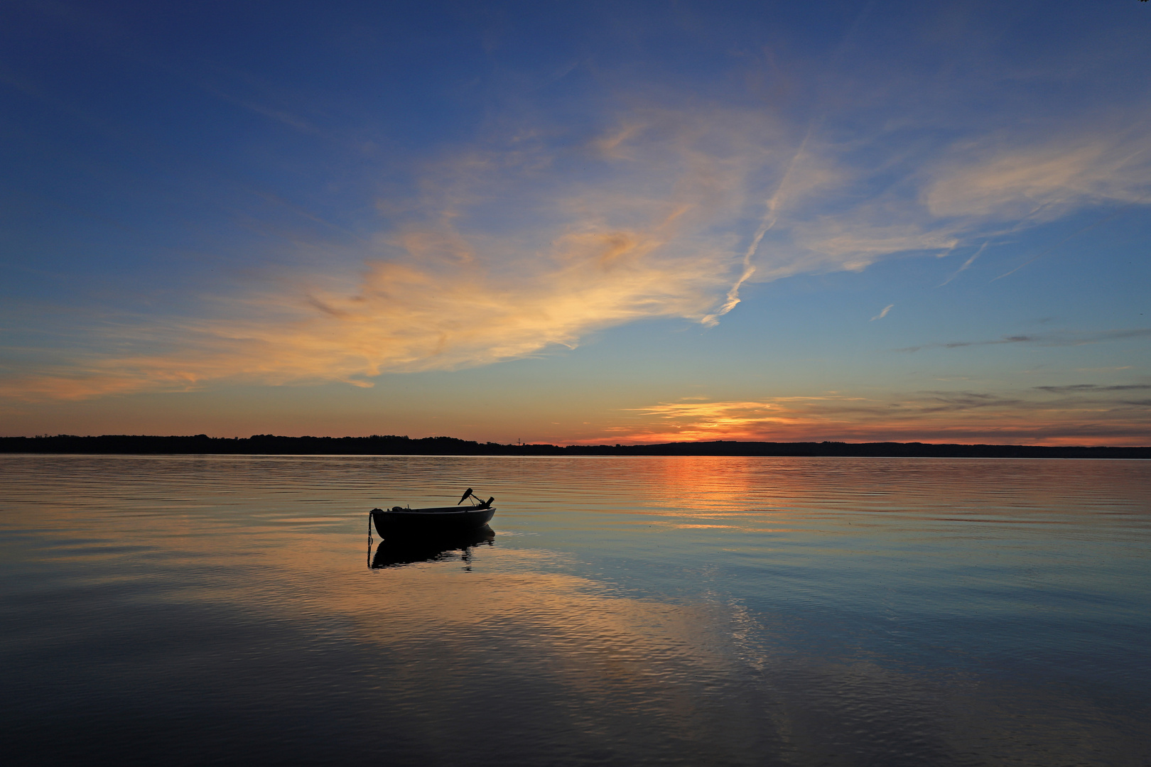 Abends am See