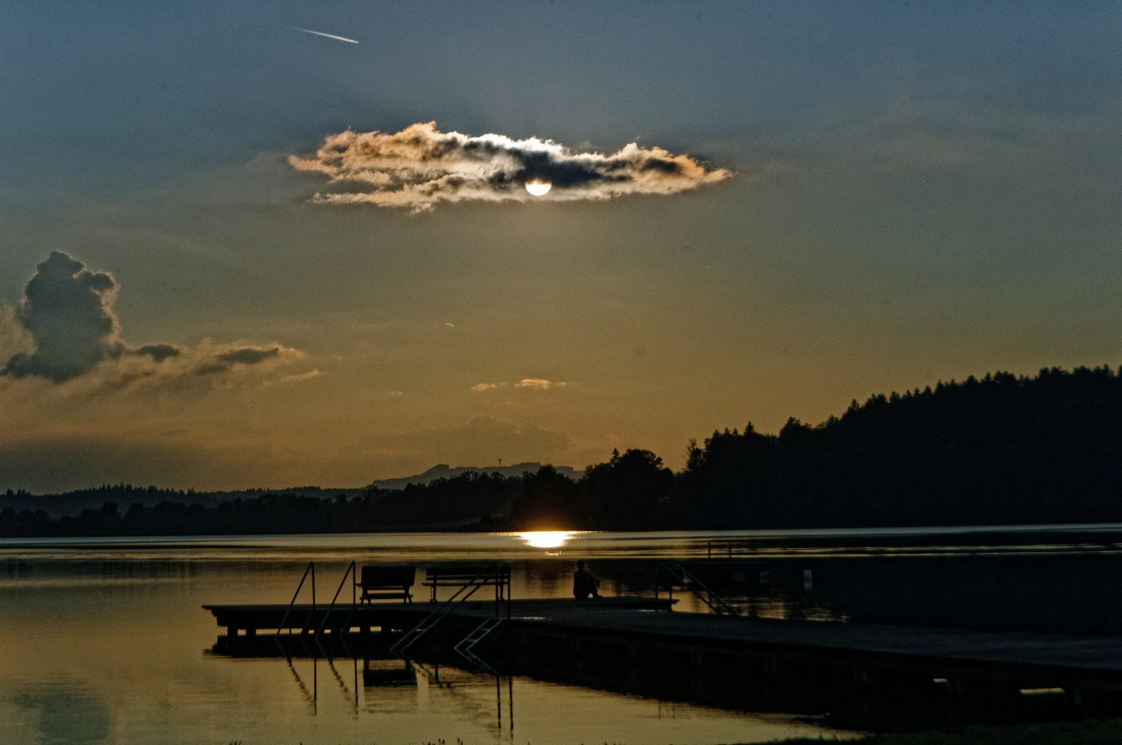 Abends am See