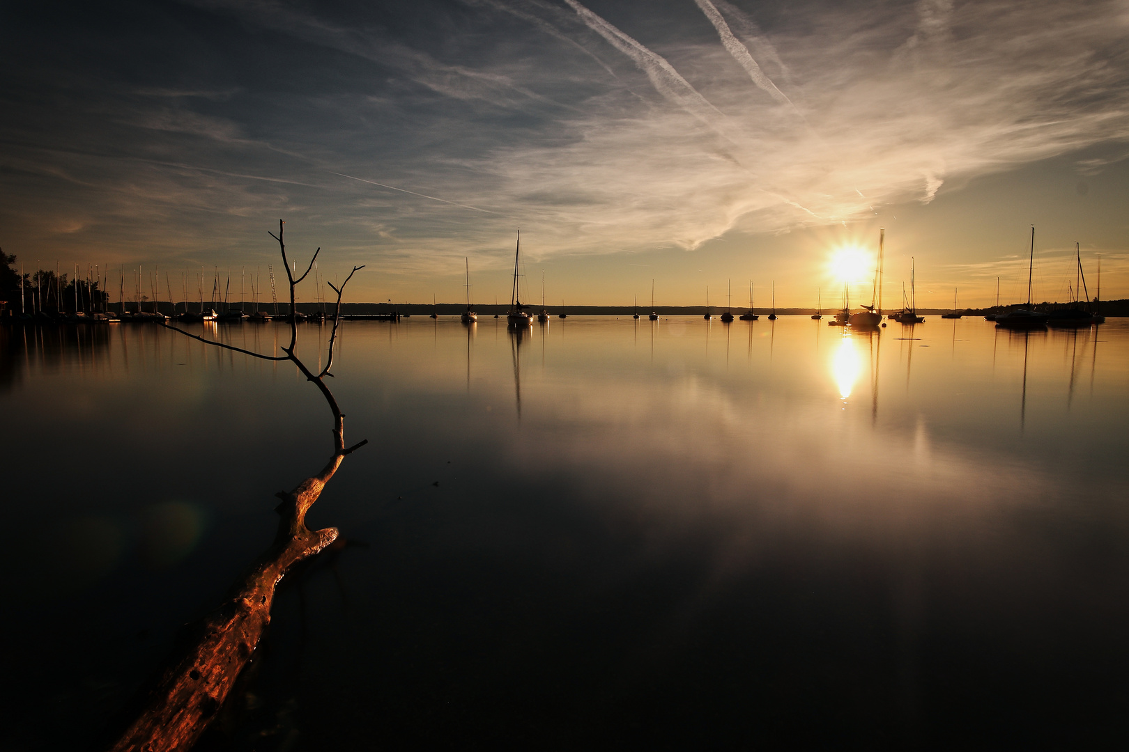 abends am See