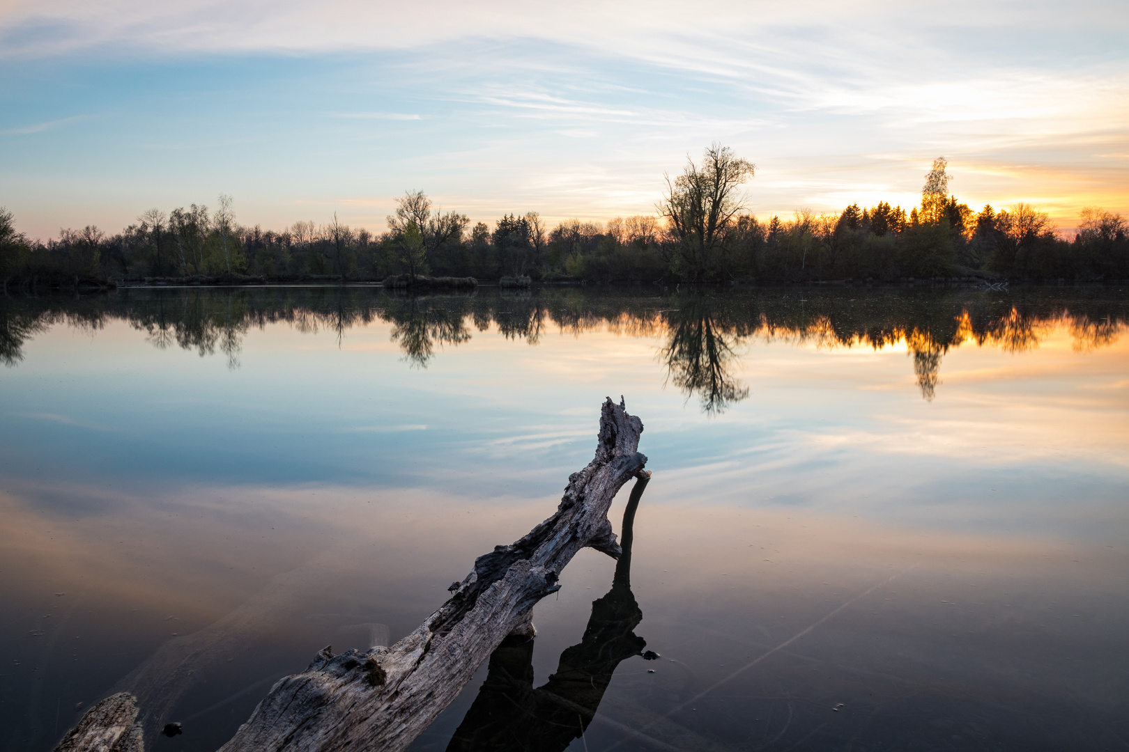 Abends am See