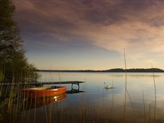 Abends am See