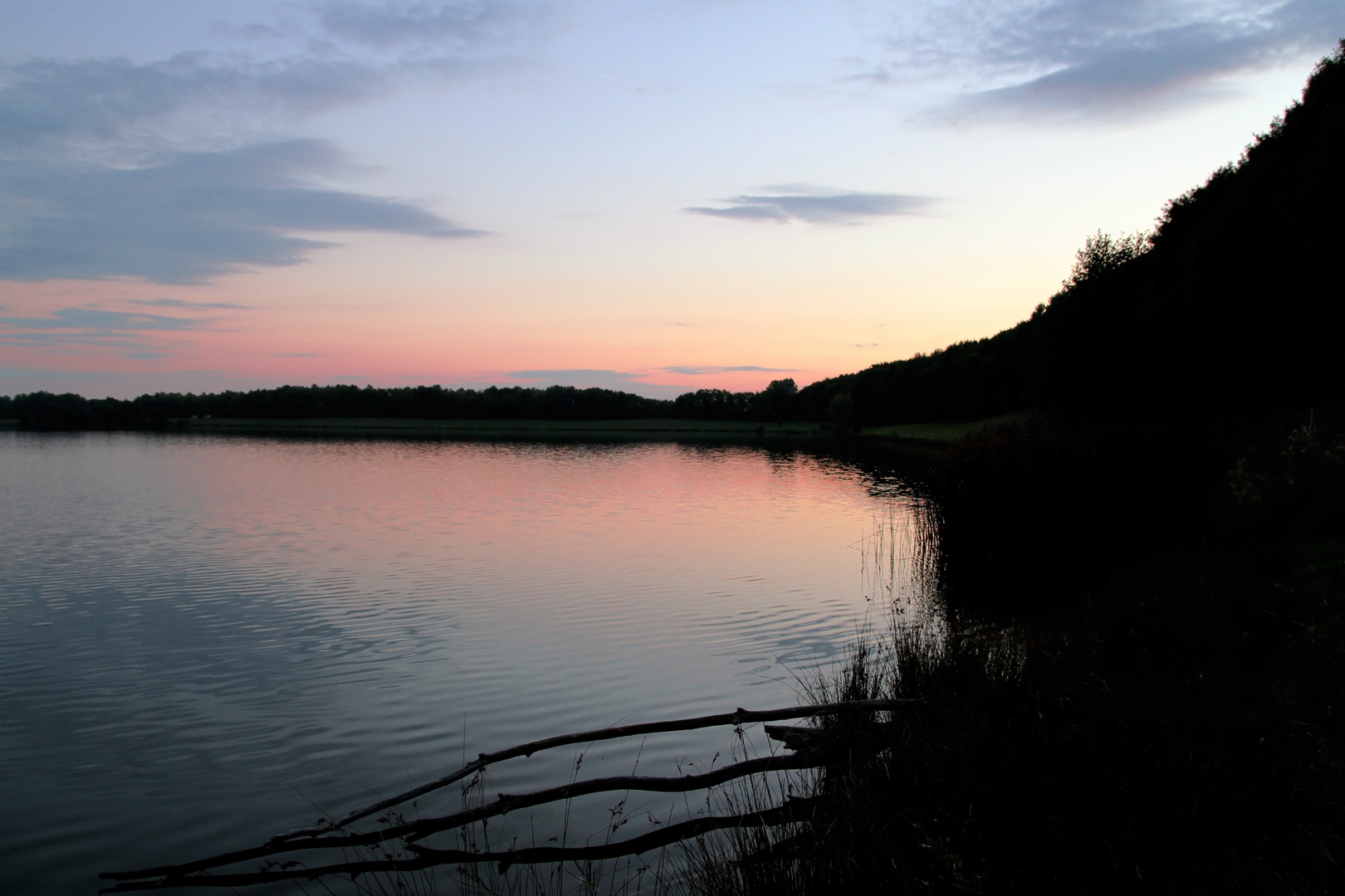 Abends am See