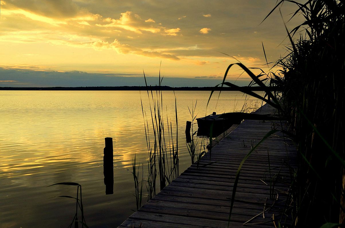 Abends am See