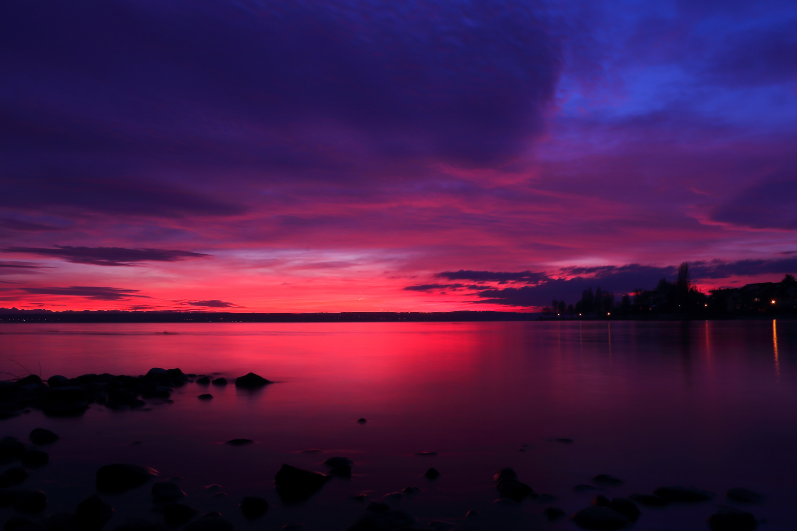 abends am See