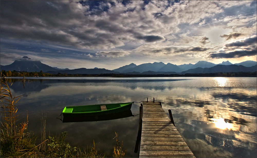 Abends am See