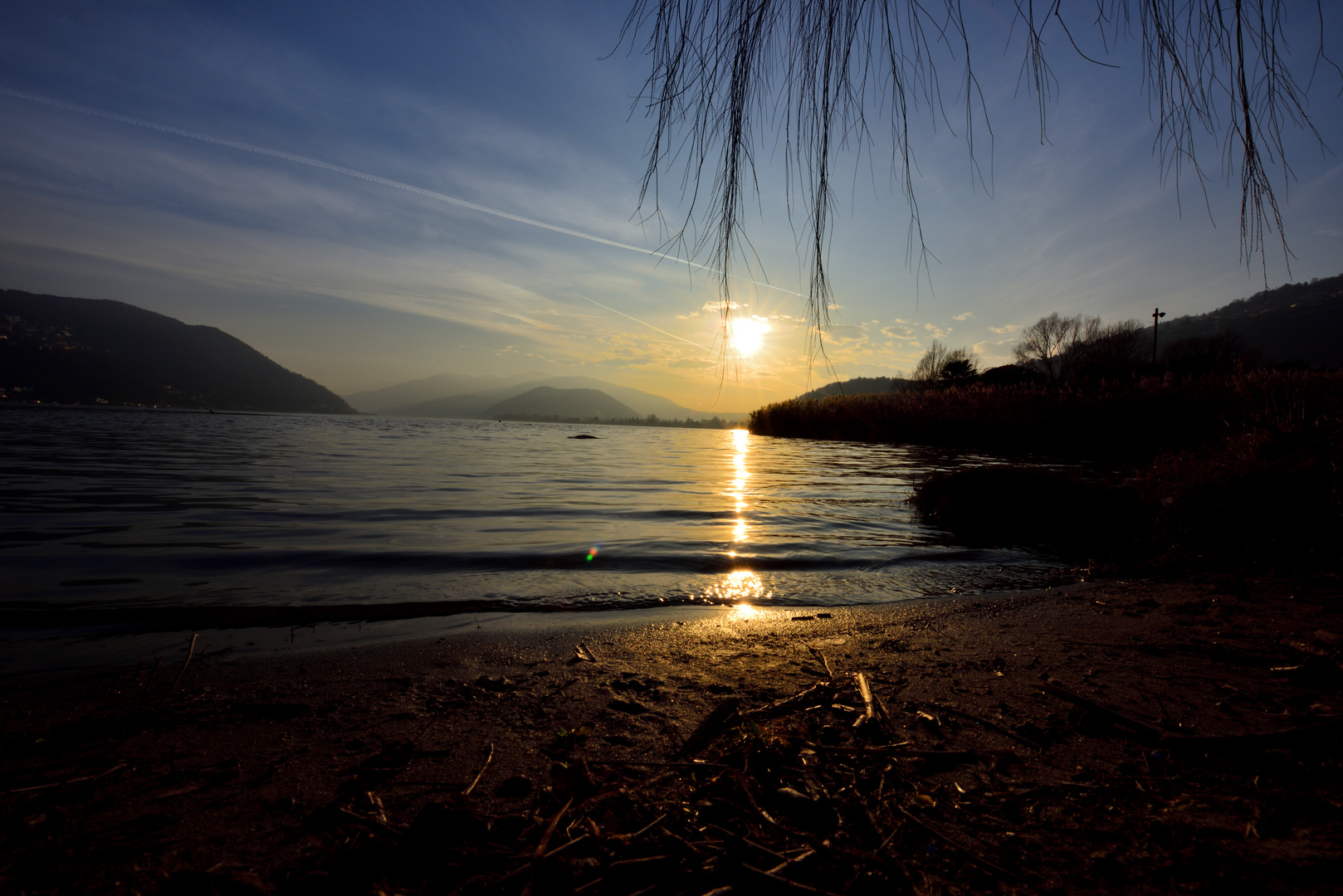 Abends am See