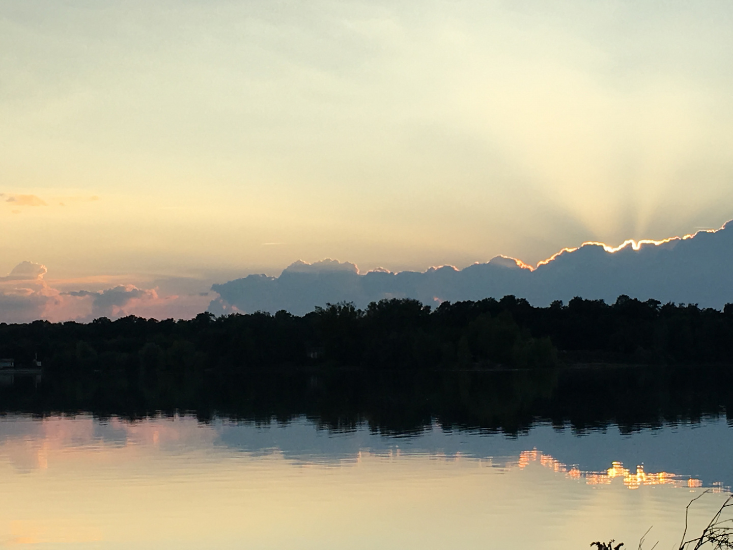 Abends am See