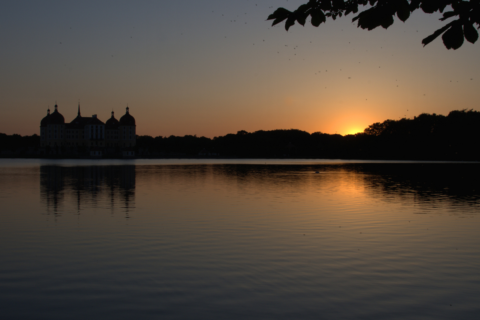 Abends am See