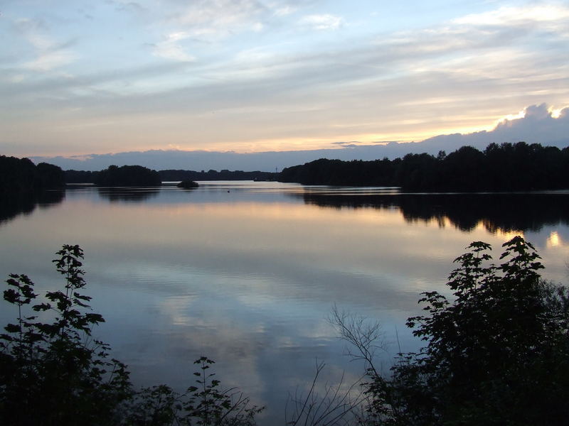 Abends am See