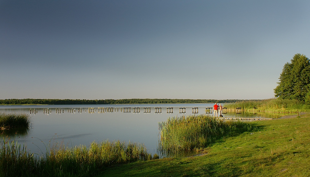 Abends am See