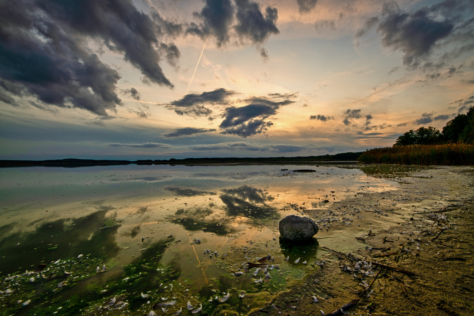 Abends am See