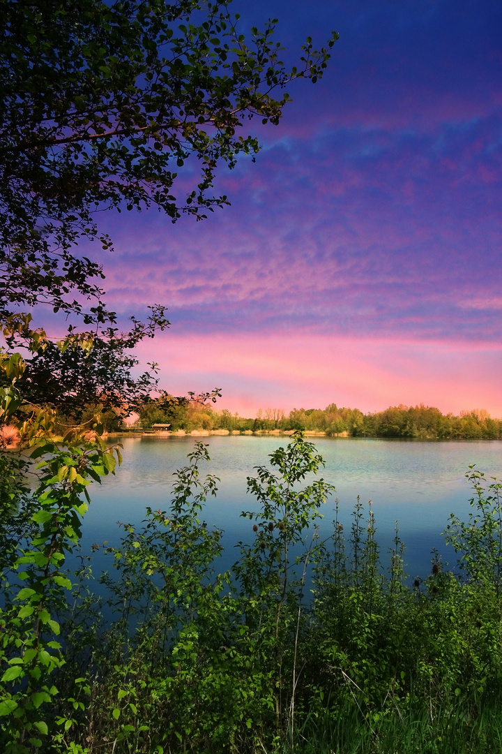 Abends am See