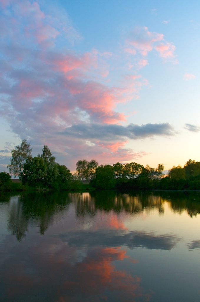 Abends am See