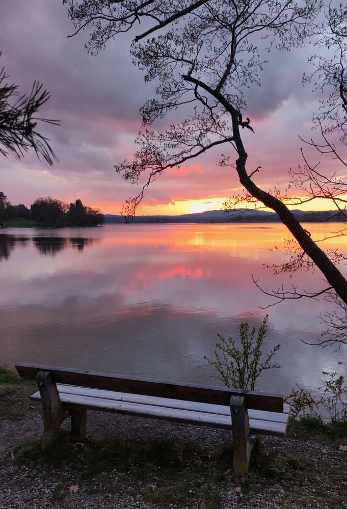 abends am See