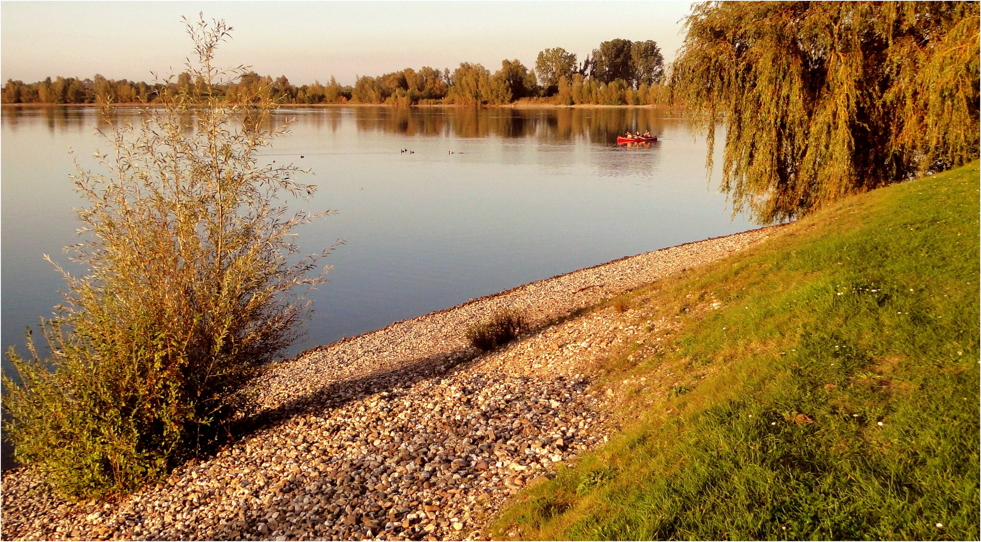 Abends am See