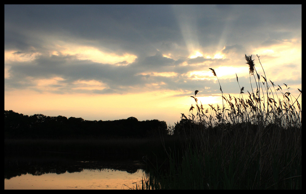 Abends am See