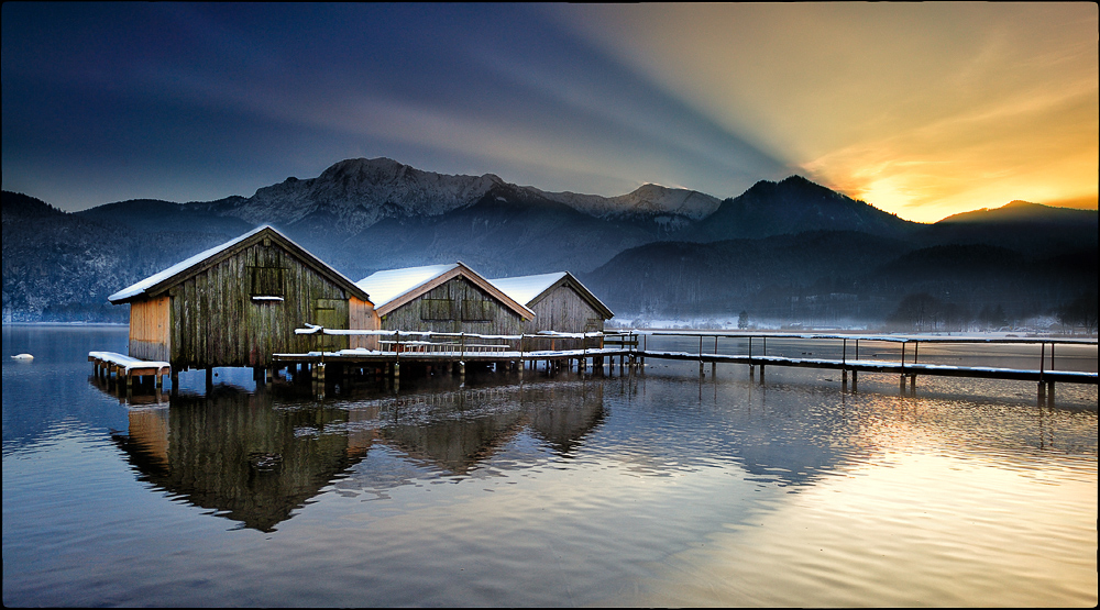 abends am See