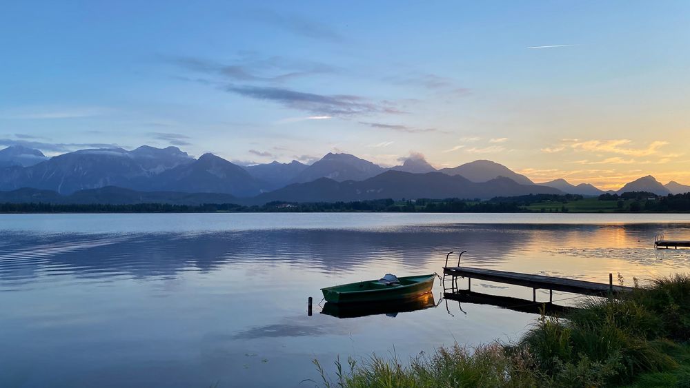 Abends am See