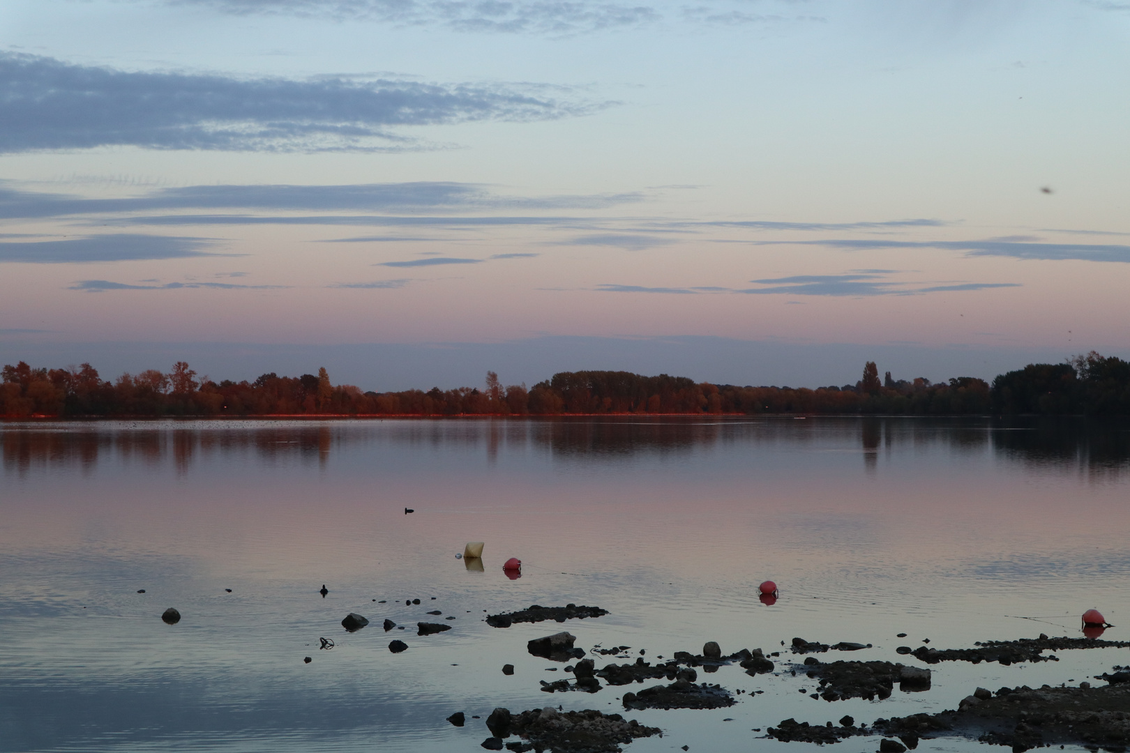 Abends am See