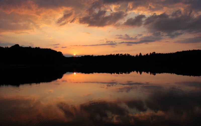 abends am see