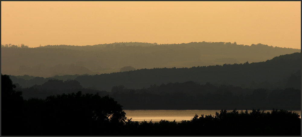 Abends am See..