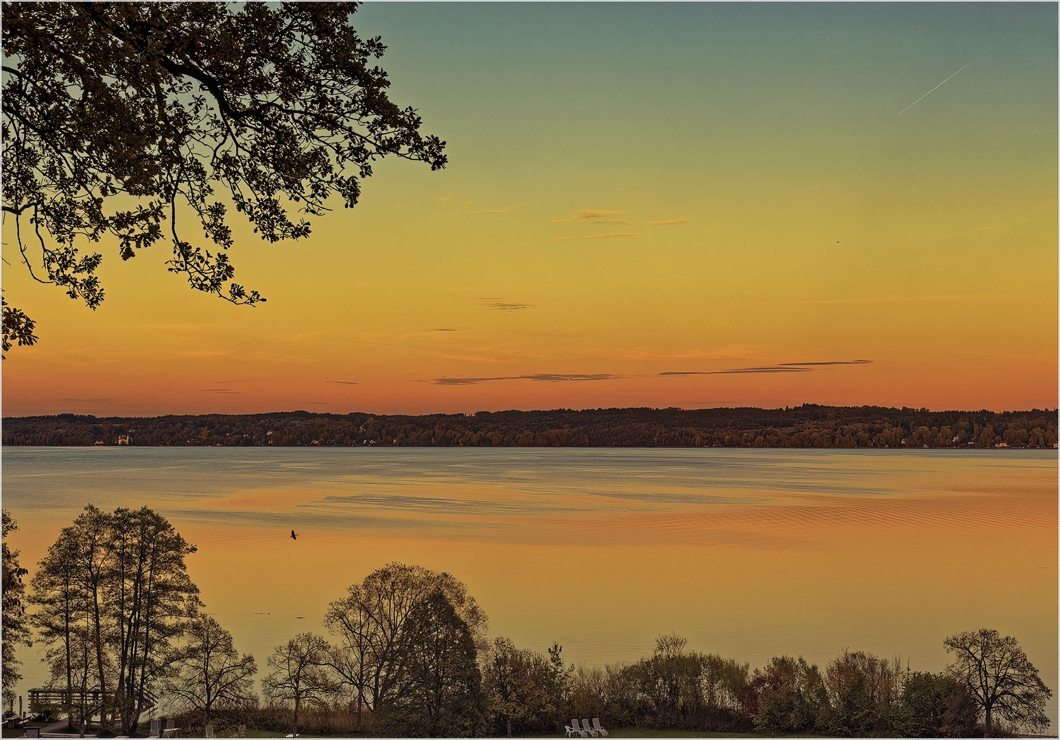 Abends am See …