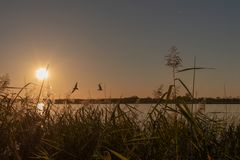 Abends am See