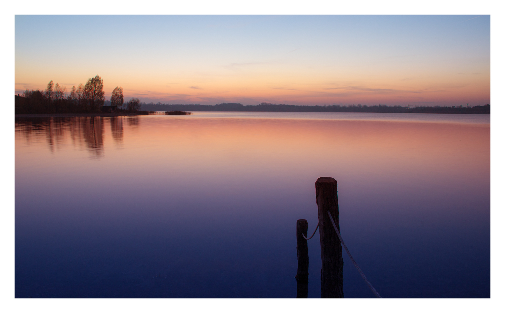 Abends am See