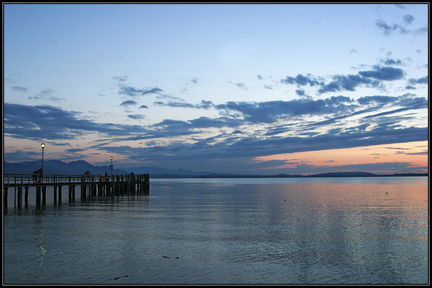 Abends am See II