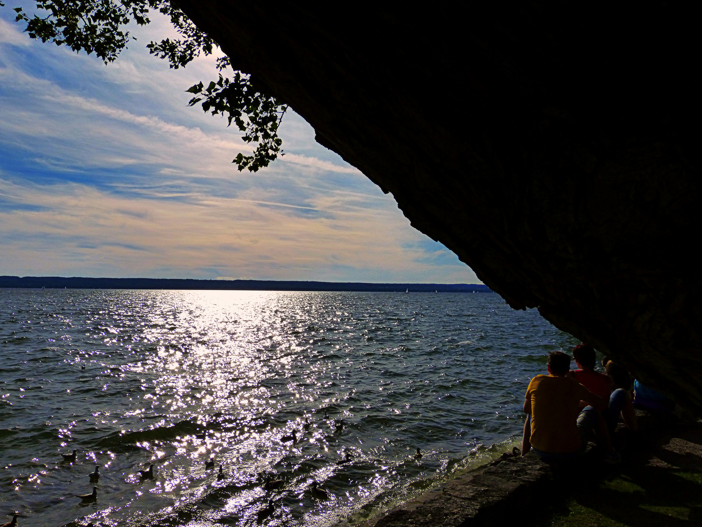 Abends am See II