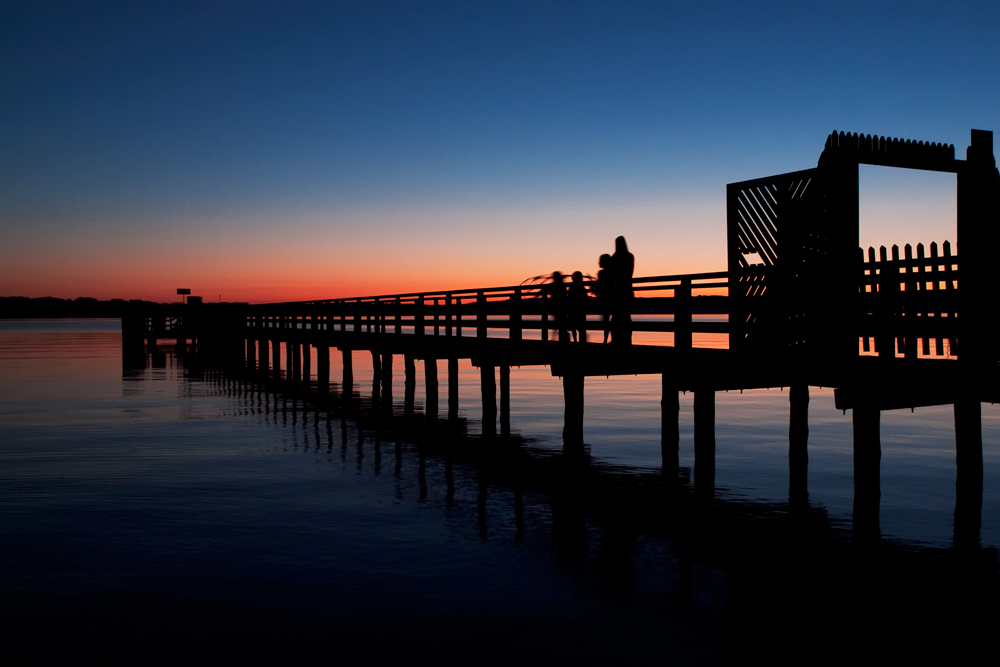 Abends am See II