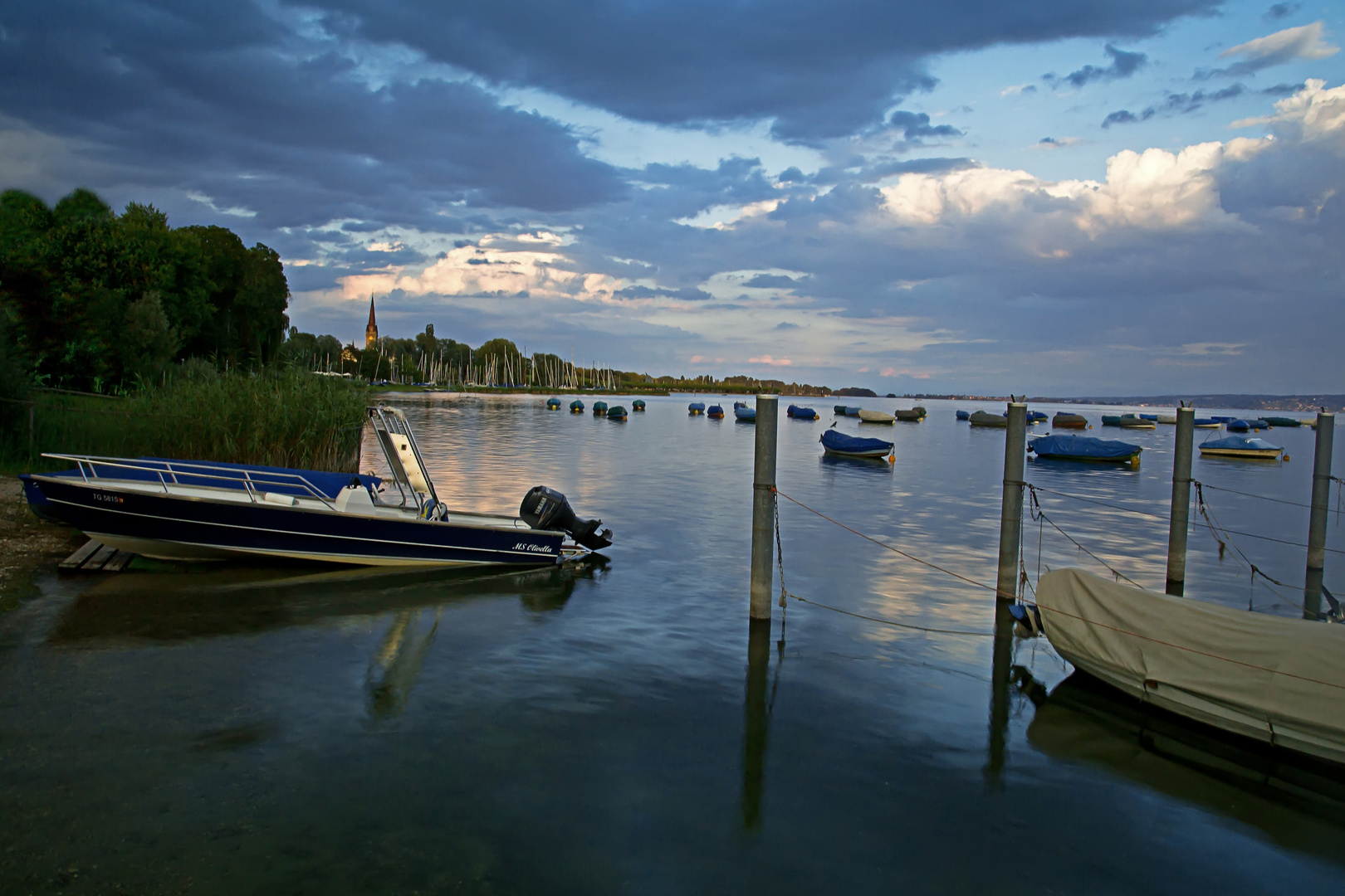 Abends am See in Radolfzell