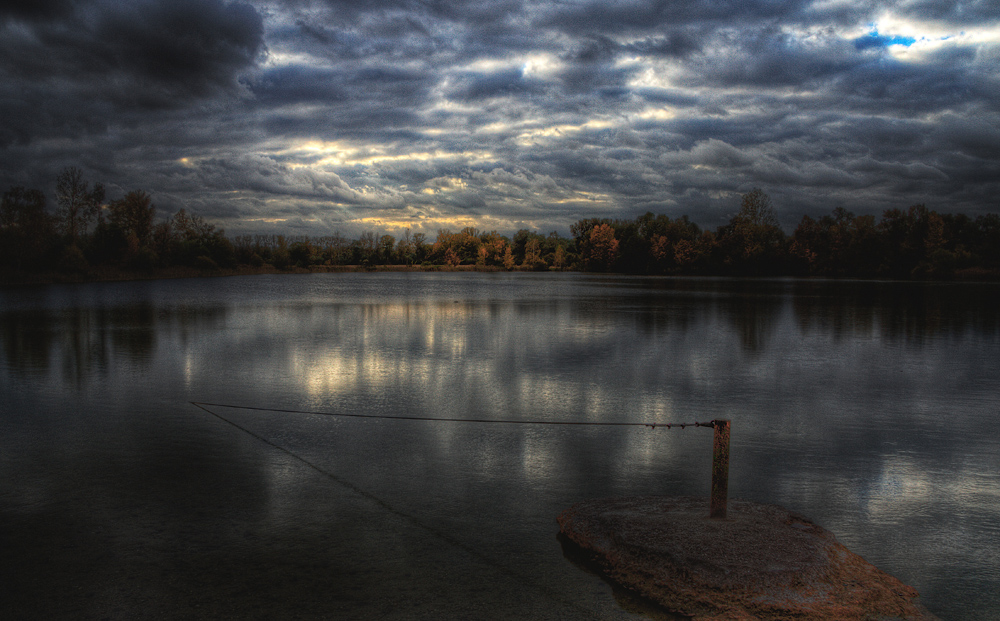 Abends am See.....(1)