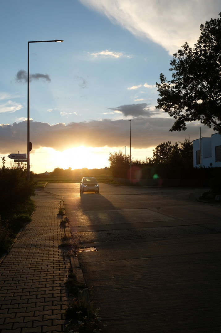 Abends am Stadtrand