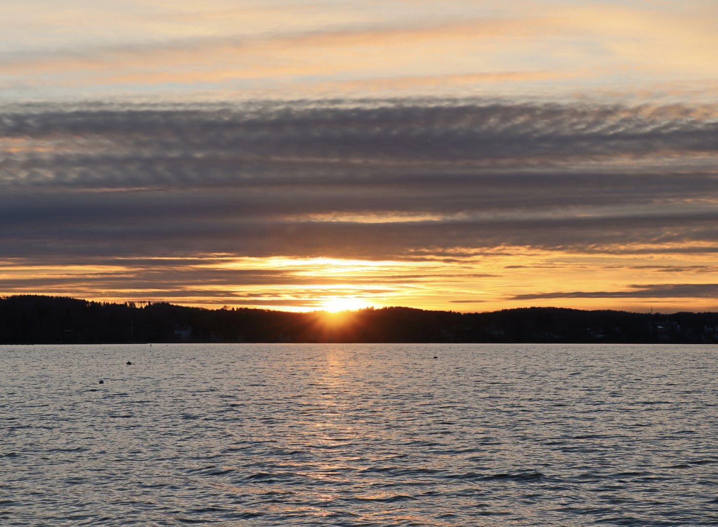 Abends am Starnberger See