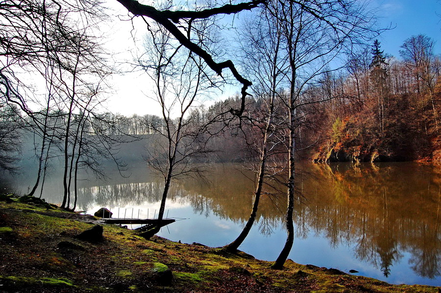 Abends am Stausee Marklissa