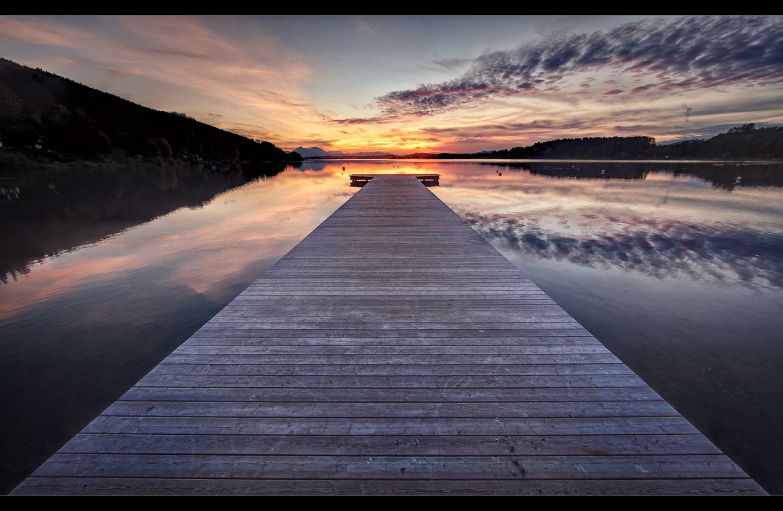 Abends am Steg ... 10.2013