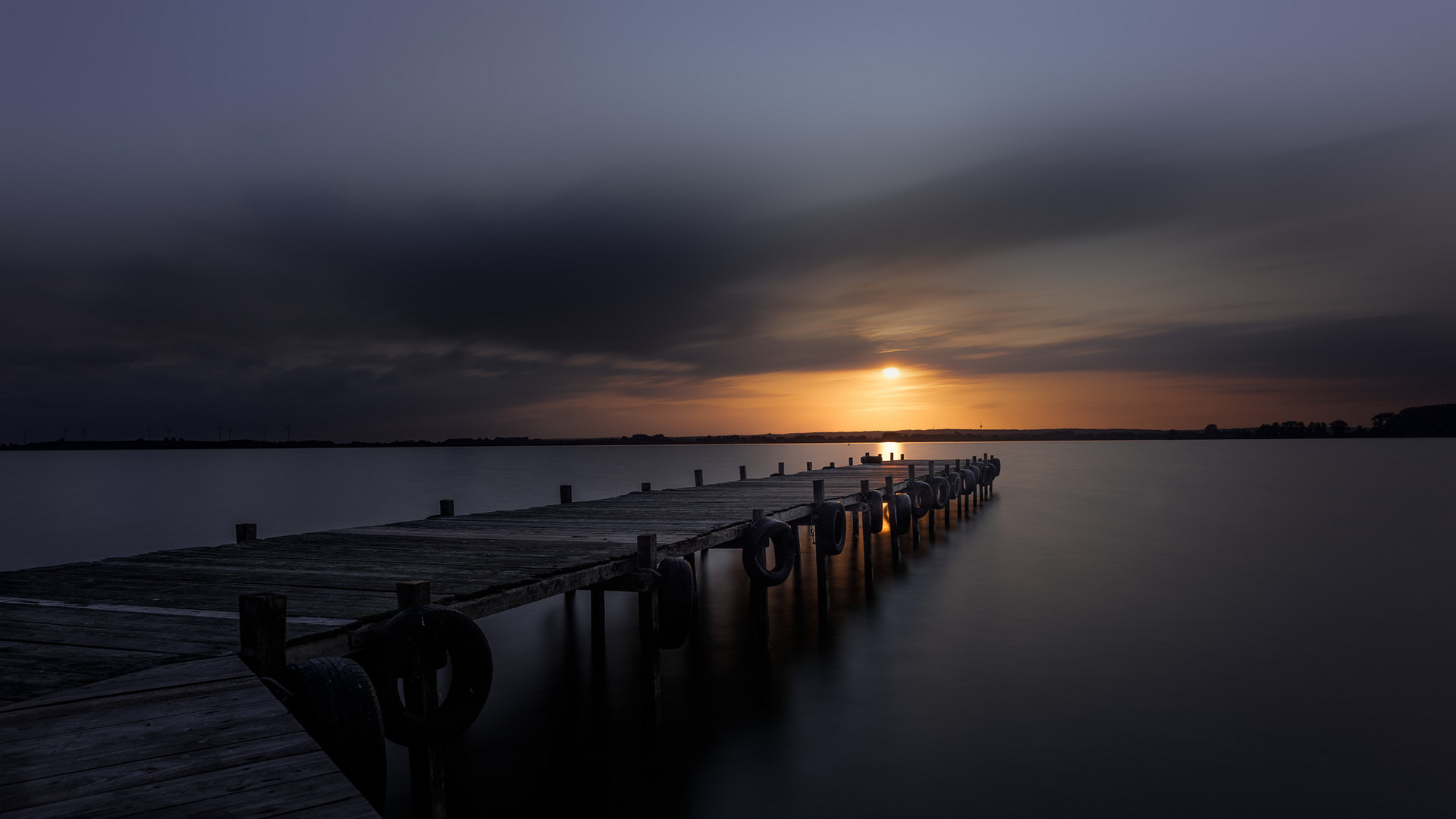 abends am Steg