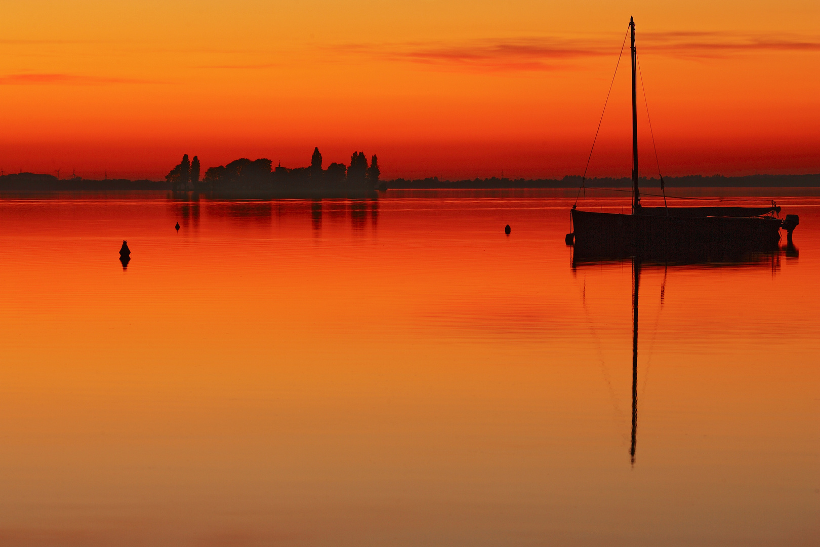 Abends am Steinhuder Meer