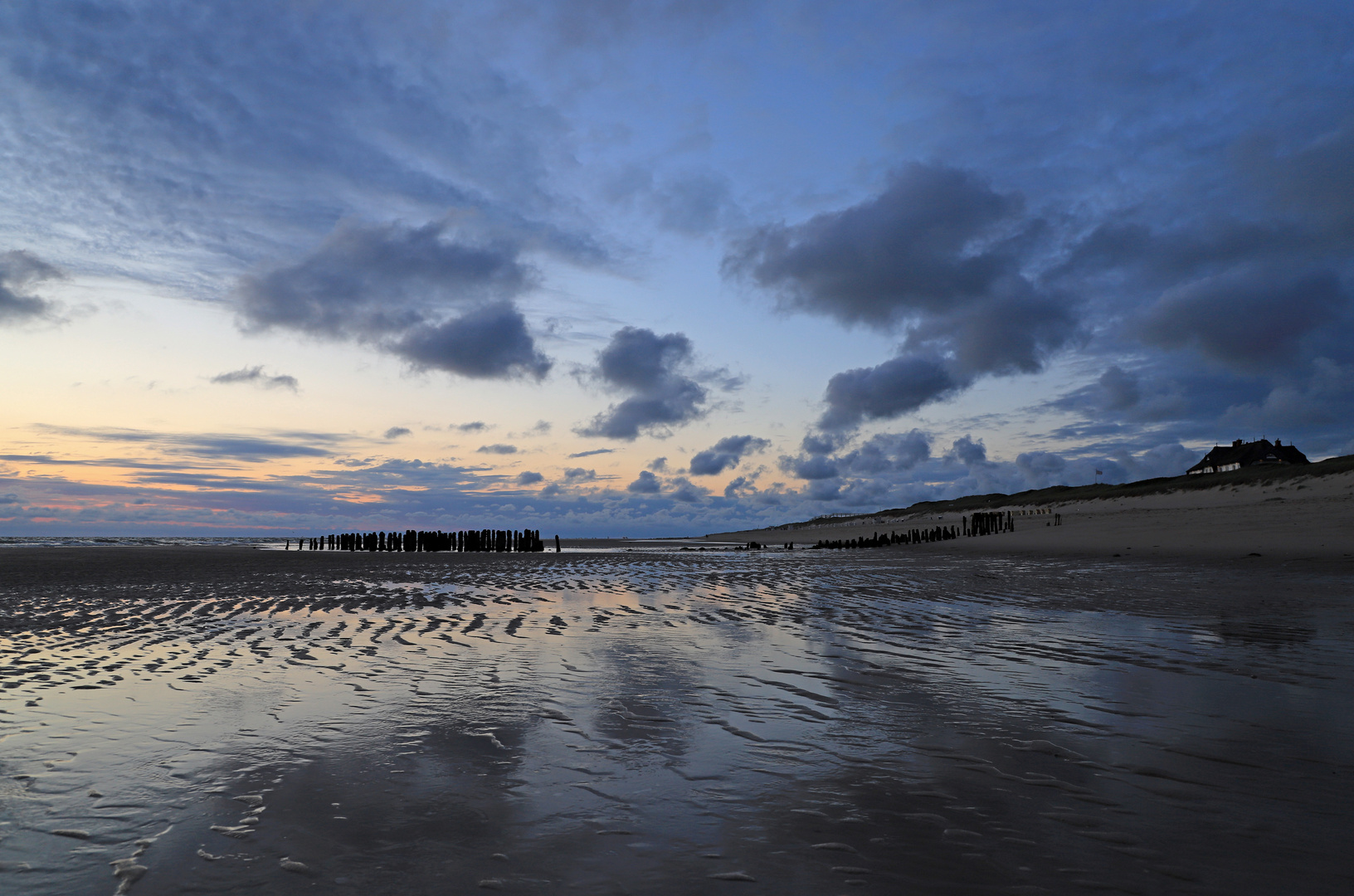 Abends am Strand