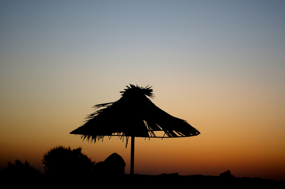 Abends am Strand