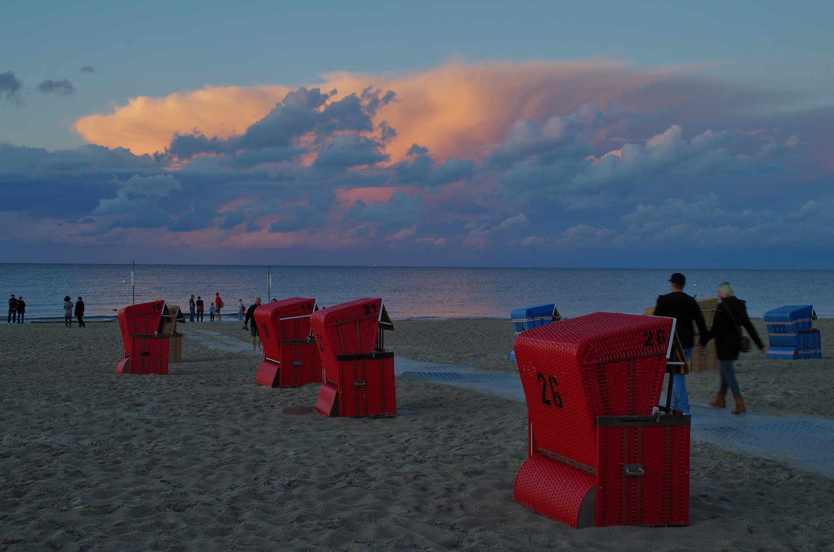 Abends am Strand