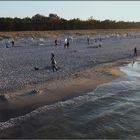 Abends am Strand.