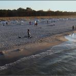 Abends am Strand.