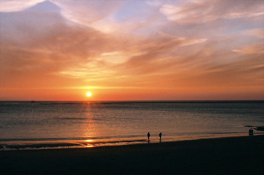 abends am Strand