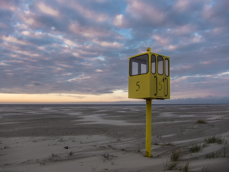 Abends am Strand