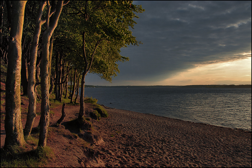 Abends am Strand